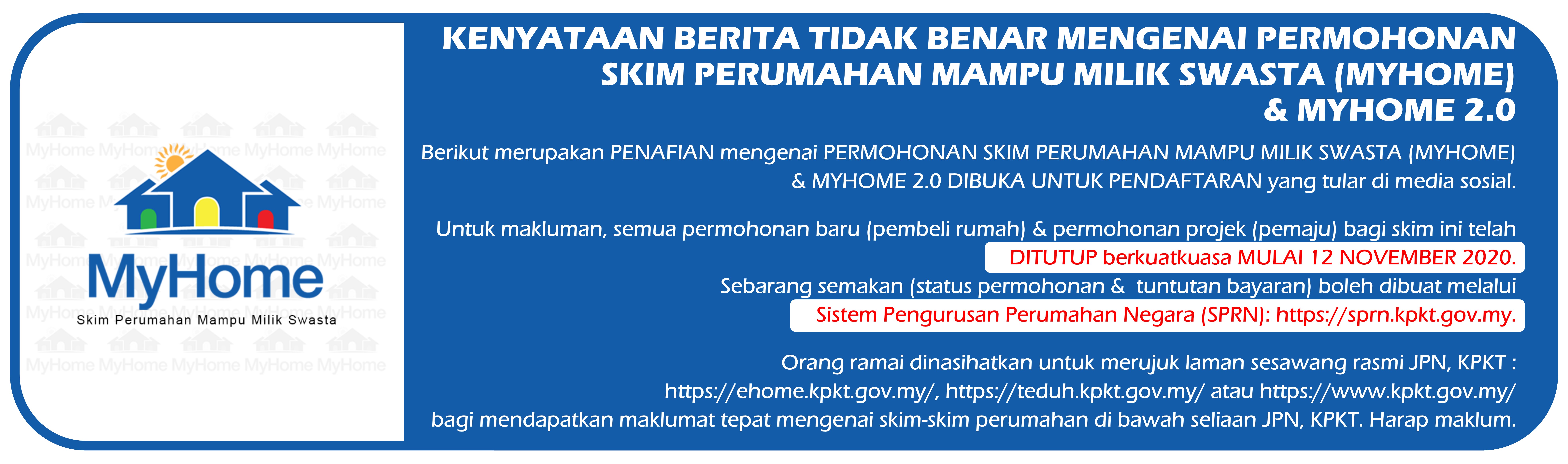 Penafian Myhome